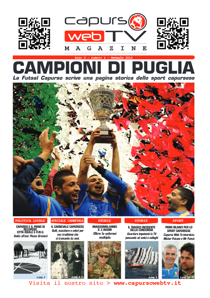 Capurso Web Tv Magazine – Anno 2 numero 1 – Gennaio 2012