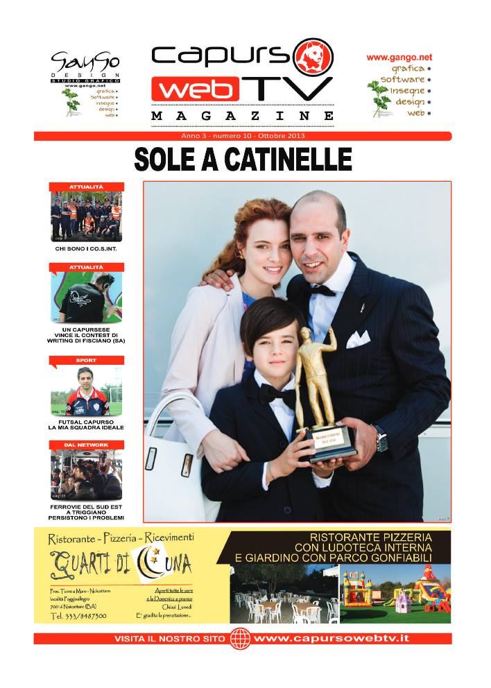 Capurso Web Tv Magazine – Anno 3 numero 10 – Ottobre 2013