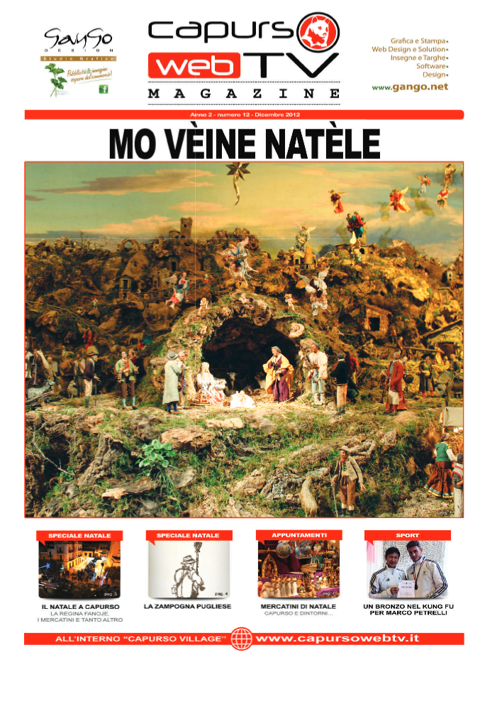 Capurso Web Tv Magazine – Anno 2 numero 12 – Dicembre 2012