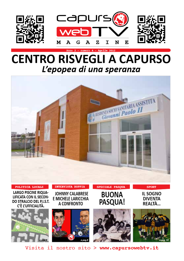 Capurso Web Tv Magazine – Anno 2 numero 4 – Aprile 2012