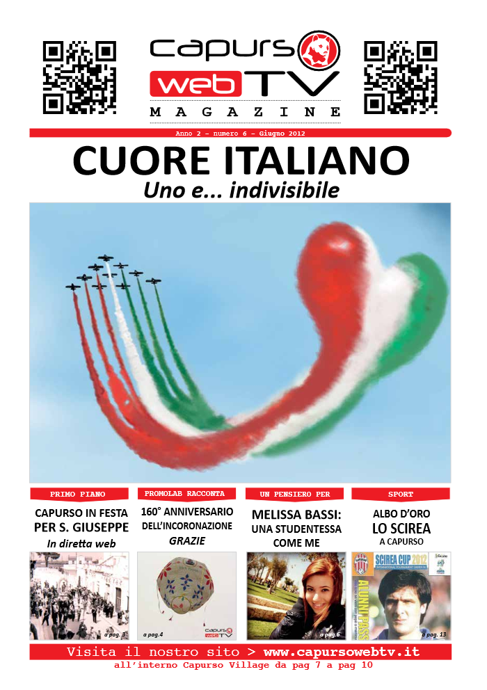 Capurso Web Tv Magazine – Anno 2 numero 6 – Giugno 2012