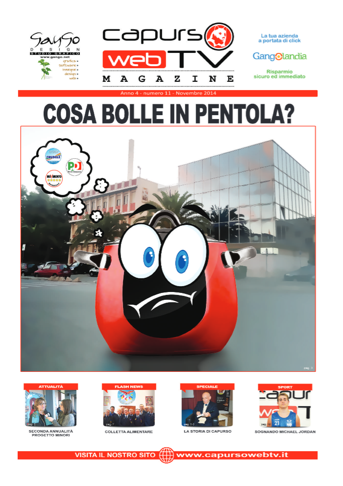 Capurso Web Tv Magazine – Anno 4 numero 11 – Novembre 2014