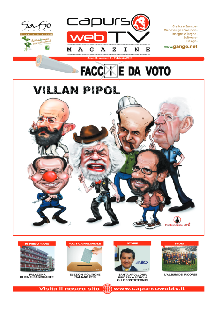 Capurso Web Tv Magazine – Anno 3 numero 2 – Febbraio 2013