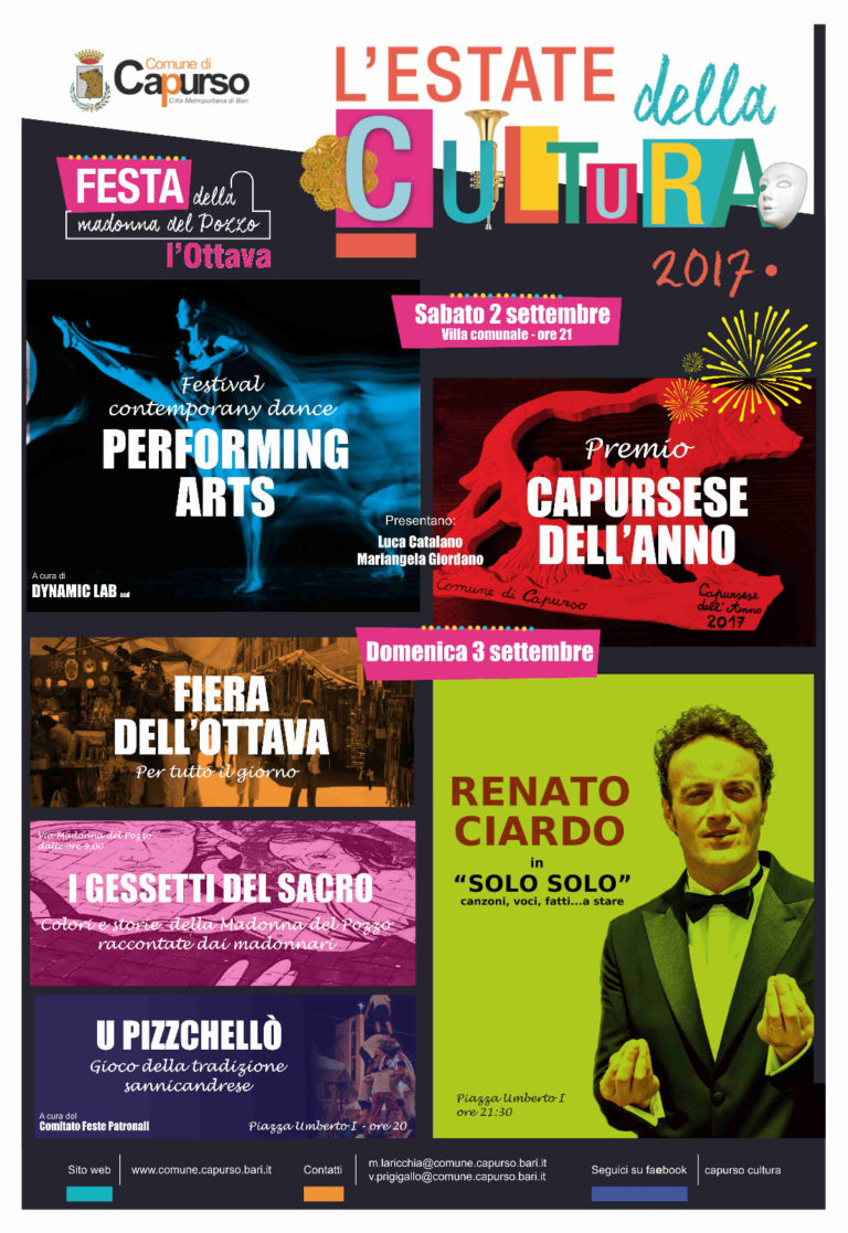 Festa dell’Ottava il 2 e 3 settembre: il programma