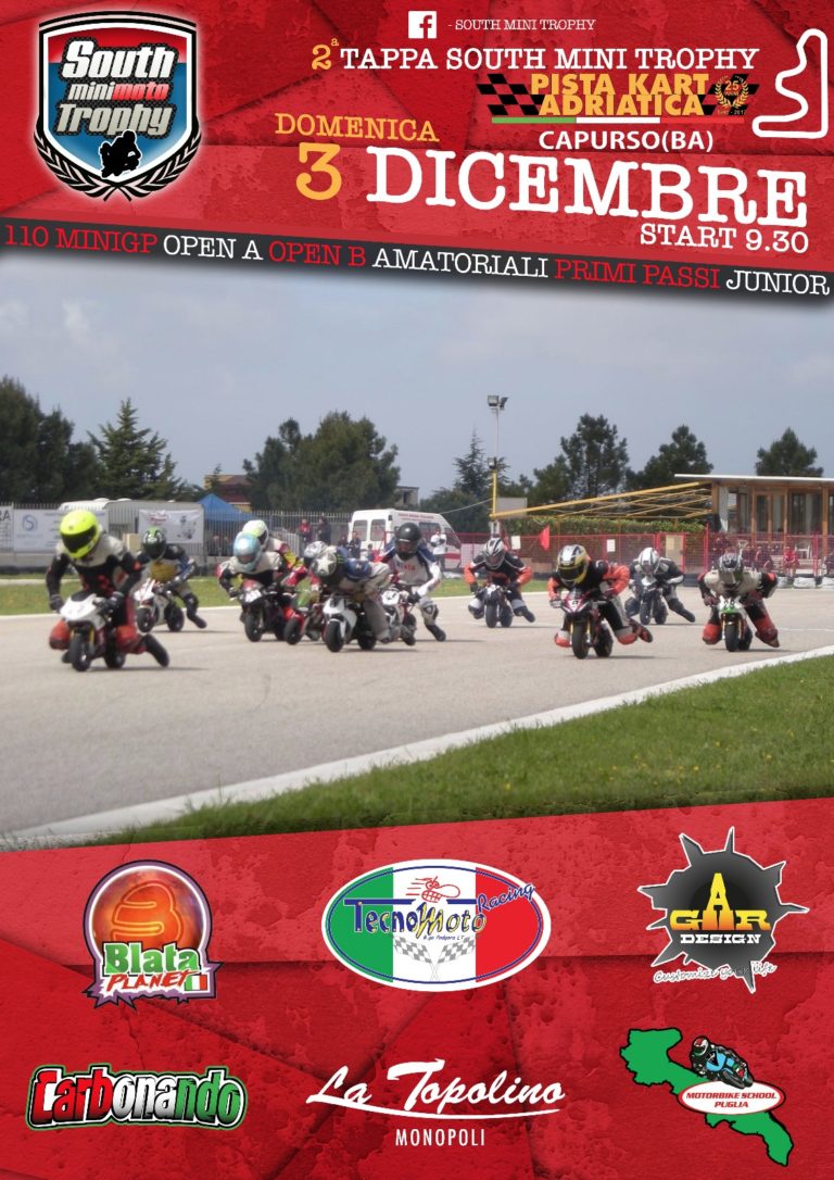 South Mini Trophy il 3 dicembre a Capurso