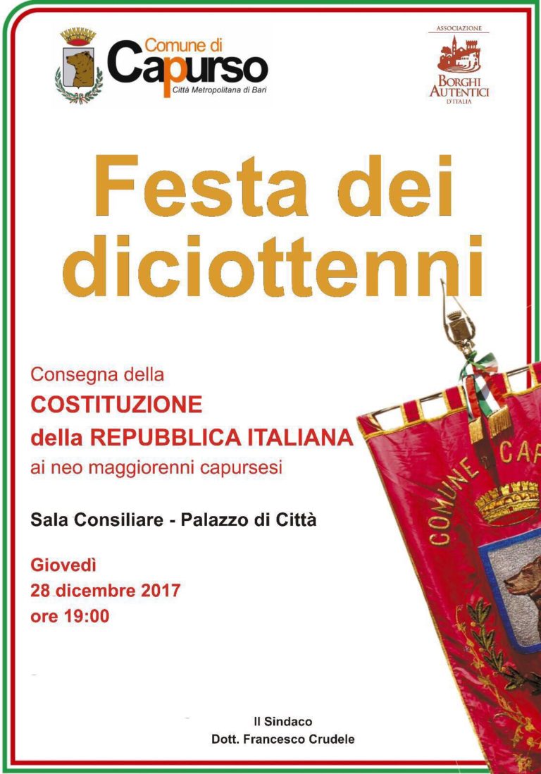 Festa dei diciottenni