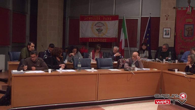 Consiglio comunale di Capurso del 29 novembre 2017