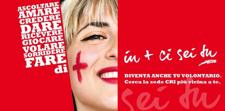 In più ci sei tu. La Croce Rossa Italiana l’11 febbraio in Villa Comunale