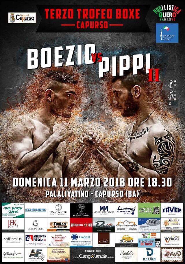 Torna la grand boxe: al PalaLivatino Boezio vs Pippi. Il ritorno
