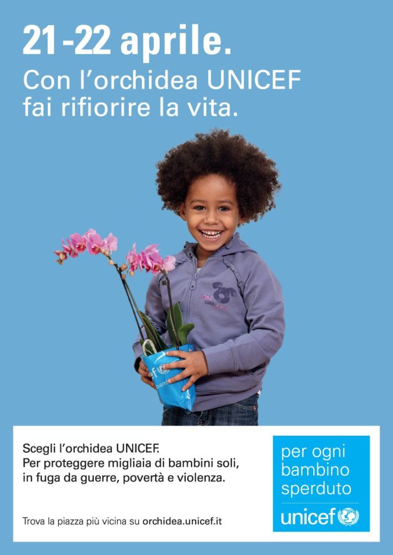 Anche a Capurso l’iniziativa dell’Orchidea UNICEF i prossimi 21 e 22 aprile