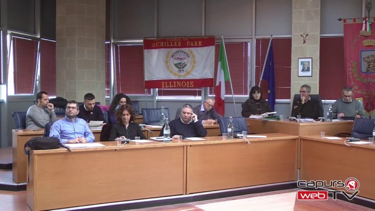 Consiglio comunale di Capurso del 30 marzo 2018