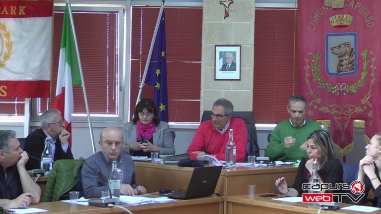 Consiglio comunale di Capurso del 18 aprile 2018