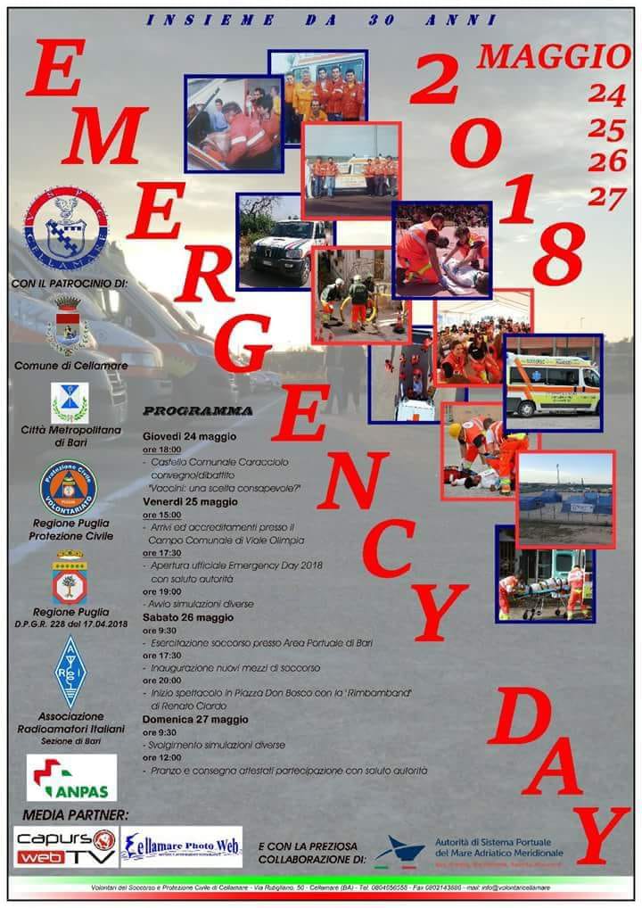 Emergency Day – 30 anni V.S.P.C Cellamare