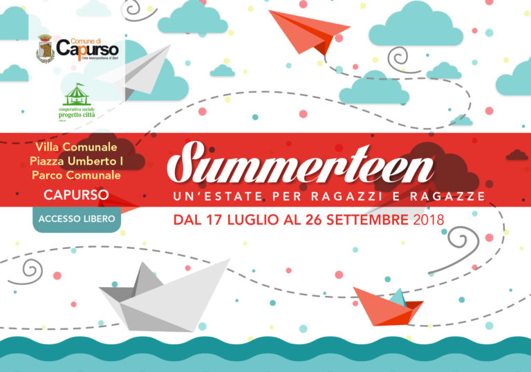 Summerteen. Un’estate per ragazzi e ragazze a Capurso