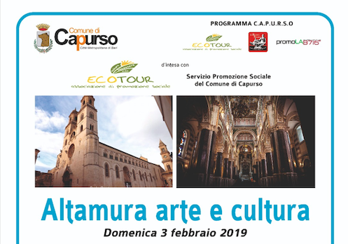 Programma CA.PU.R.SO: Altamura arte e cultura