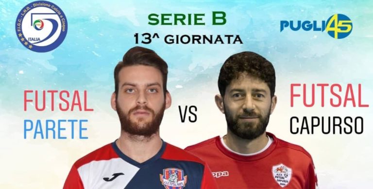 Futsal Capurso | Si vola in Campania al cospetto del Futsal Parete
