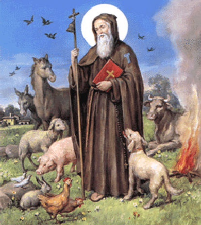Sant’Antonio Abate, falò, benedizione degli animali e inizio del Carnevale