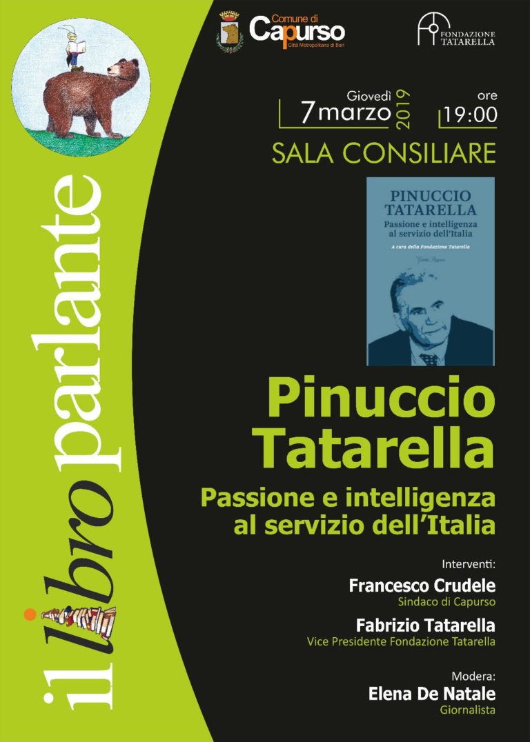 Il Libro Parlante: Pinuccio Tatarella. Passione e intelligenza al servizio dell’Italia