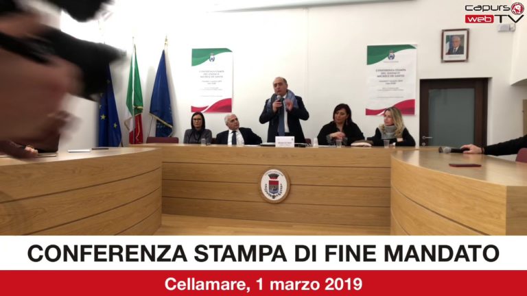 Conferenza stampa di fine mandato del Sindaco di Cellamare Michele De Santis