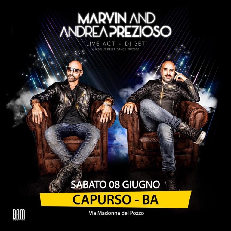 Marvin & Andrea Prezioso live questa sera a Capurso
