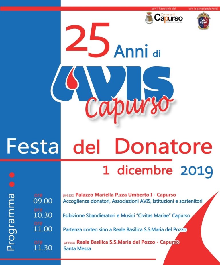 Avis Capurso festeggia 25 anni