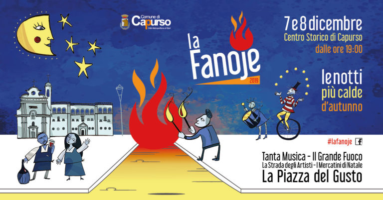 La Fanoje. 2 giorni di festa. L’evento principe il 7 dicembre, con l’accensione del grande falò.